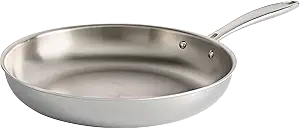 Tramontina Signature Tri-Ply Clad Stainless Steel 12-Inch Large Frying Pan