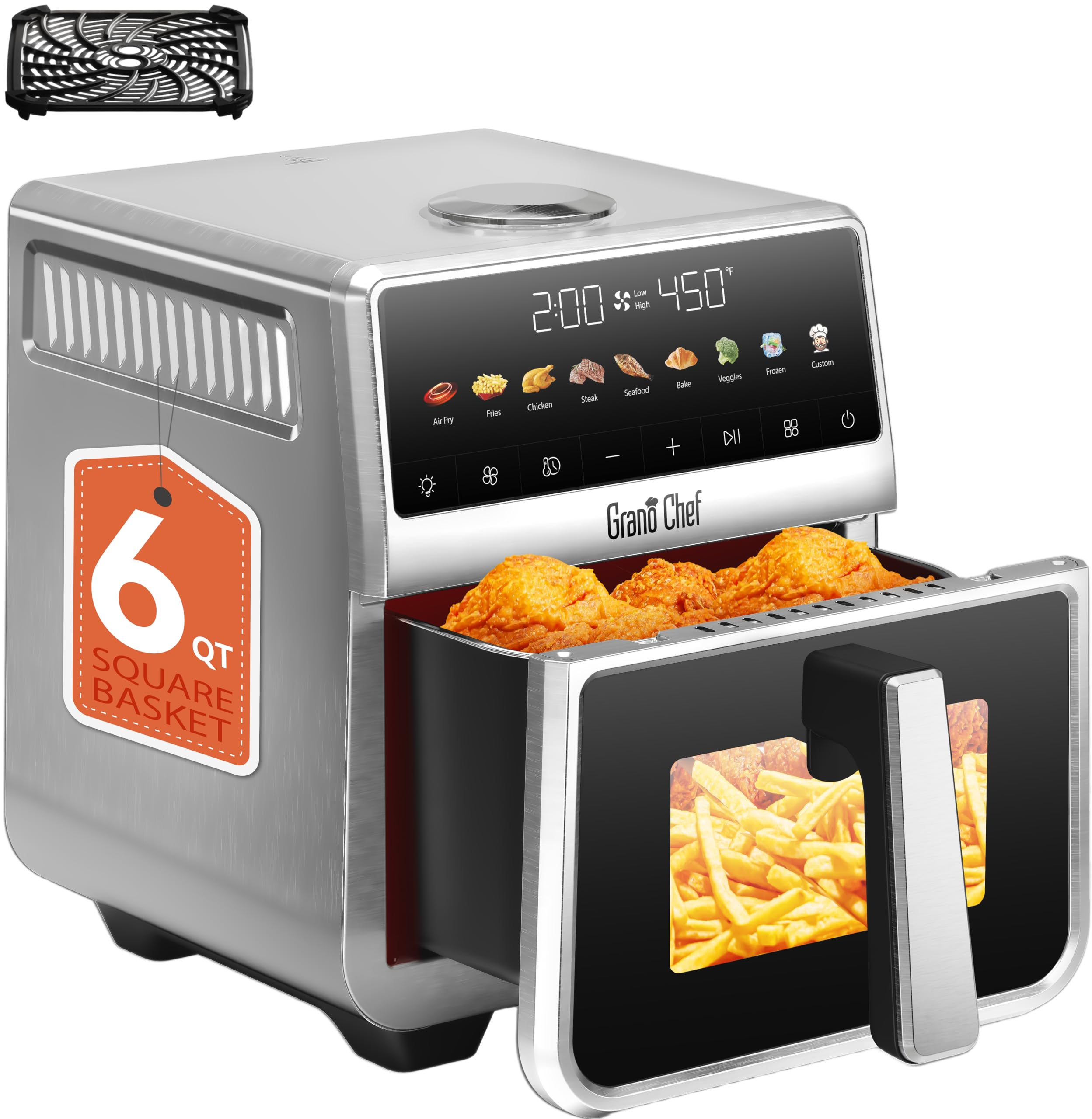 Grano Care Air Fryer 6 Qt