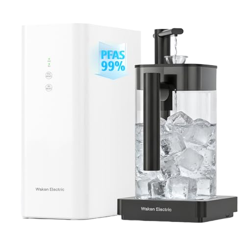 Waken Electric Under-Sink Reverse Osmosis Water Filtration System & Countertop Auto-Fill Pitcher