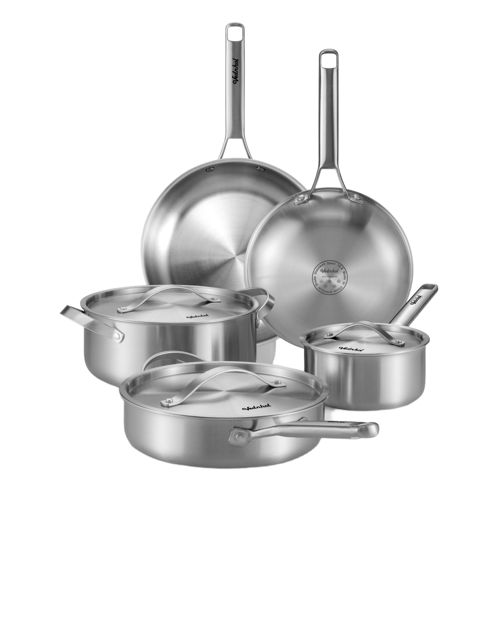 VEDNHOL Stainless Steel Cookware Set