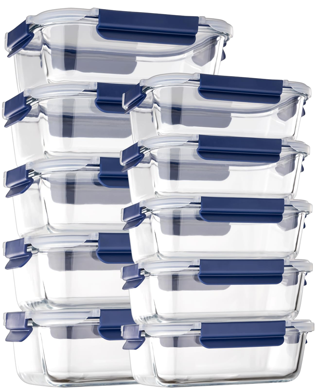 coccot Glass Food Storage Containers with Lids Airtight