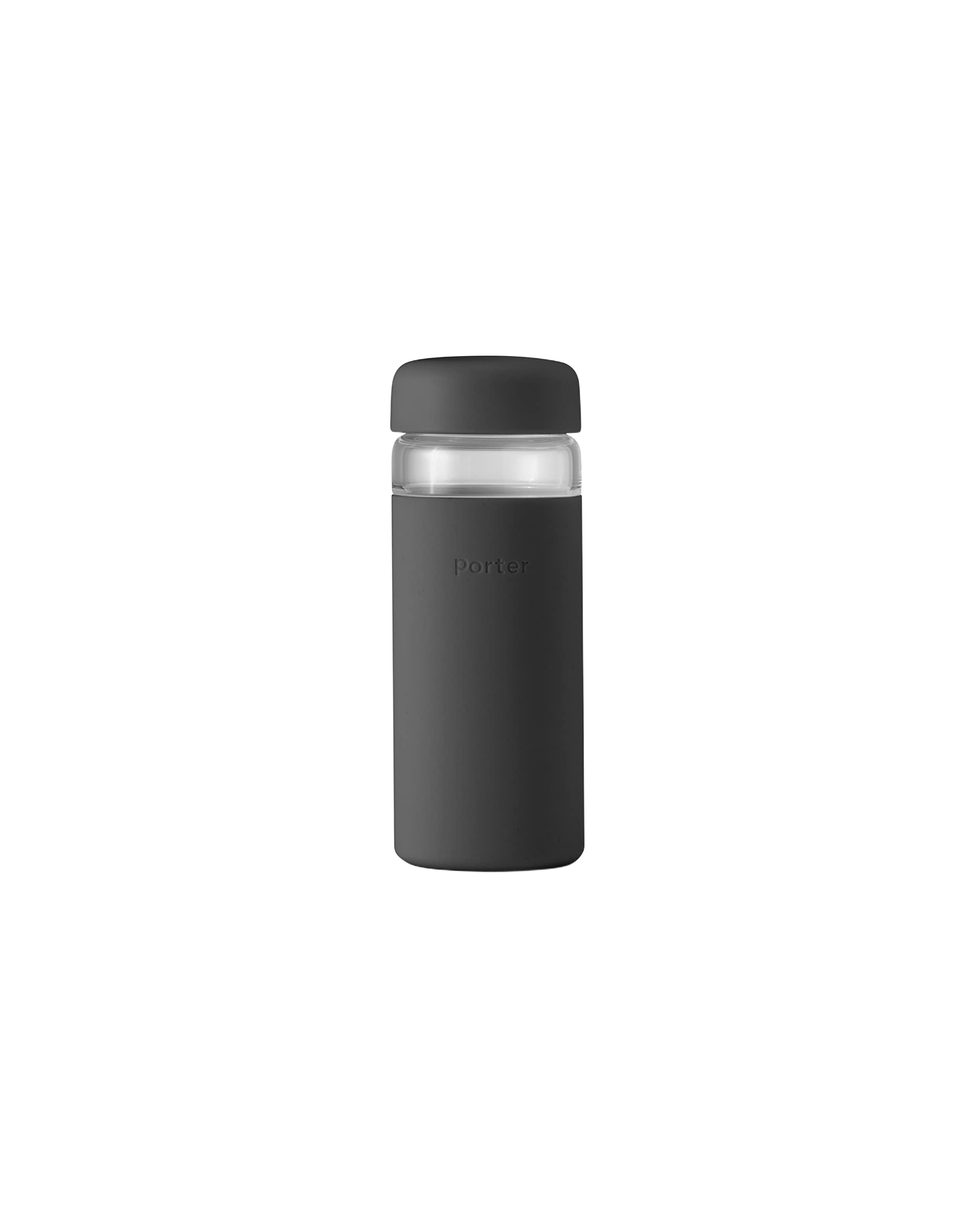 W&P Porter Glass Wide Mouth Bottle w/ Protective Silicone Sleeve