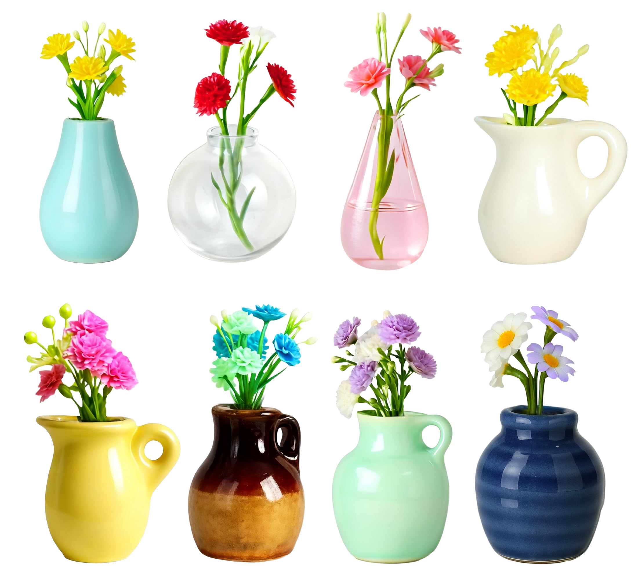 Renmxj 8 Pcs Refrigerator Magnets