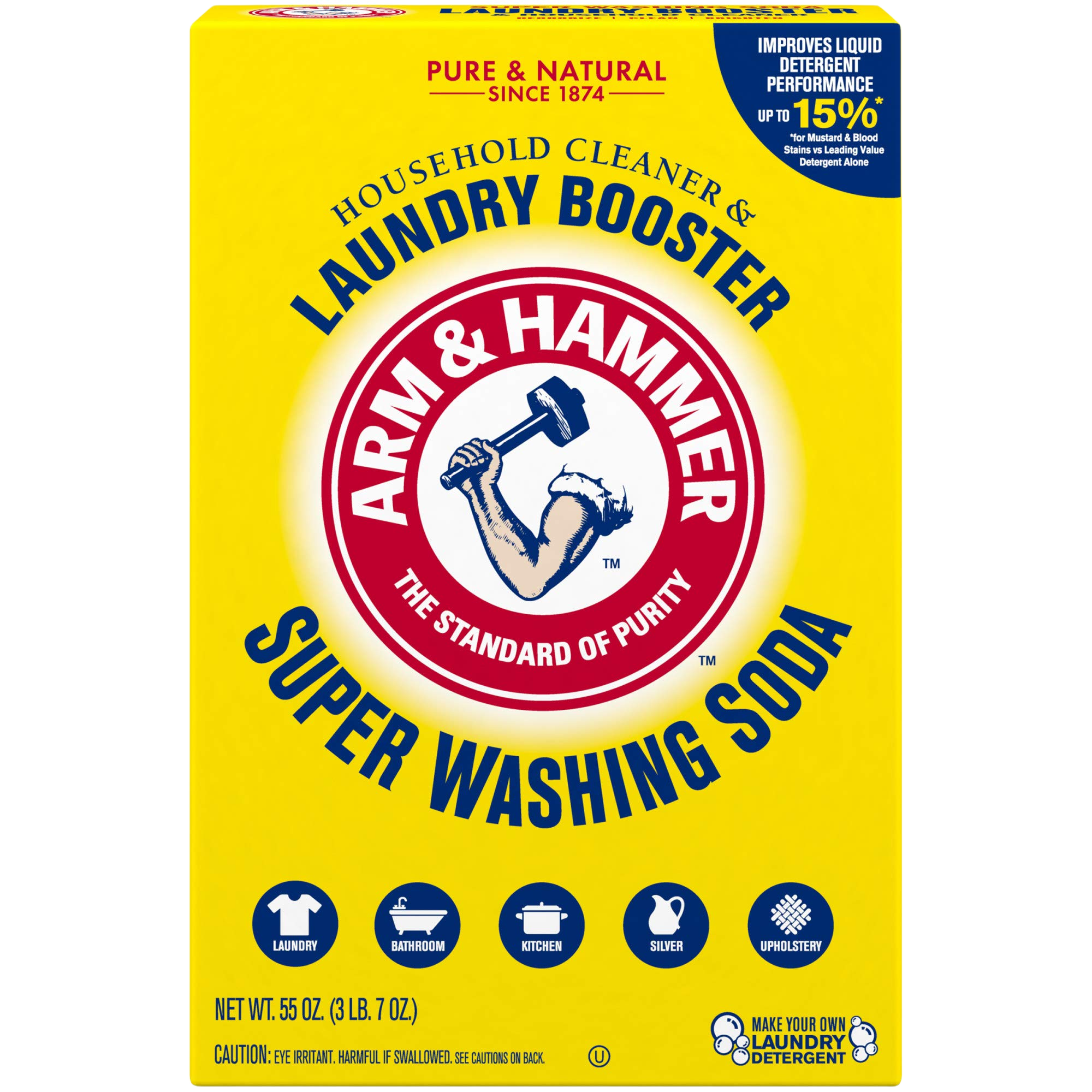 Arm & Hammer Super Washing Soda Household Cleaner and Laundry Booster