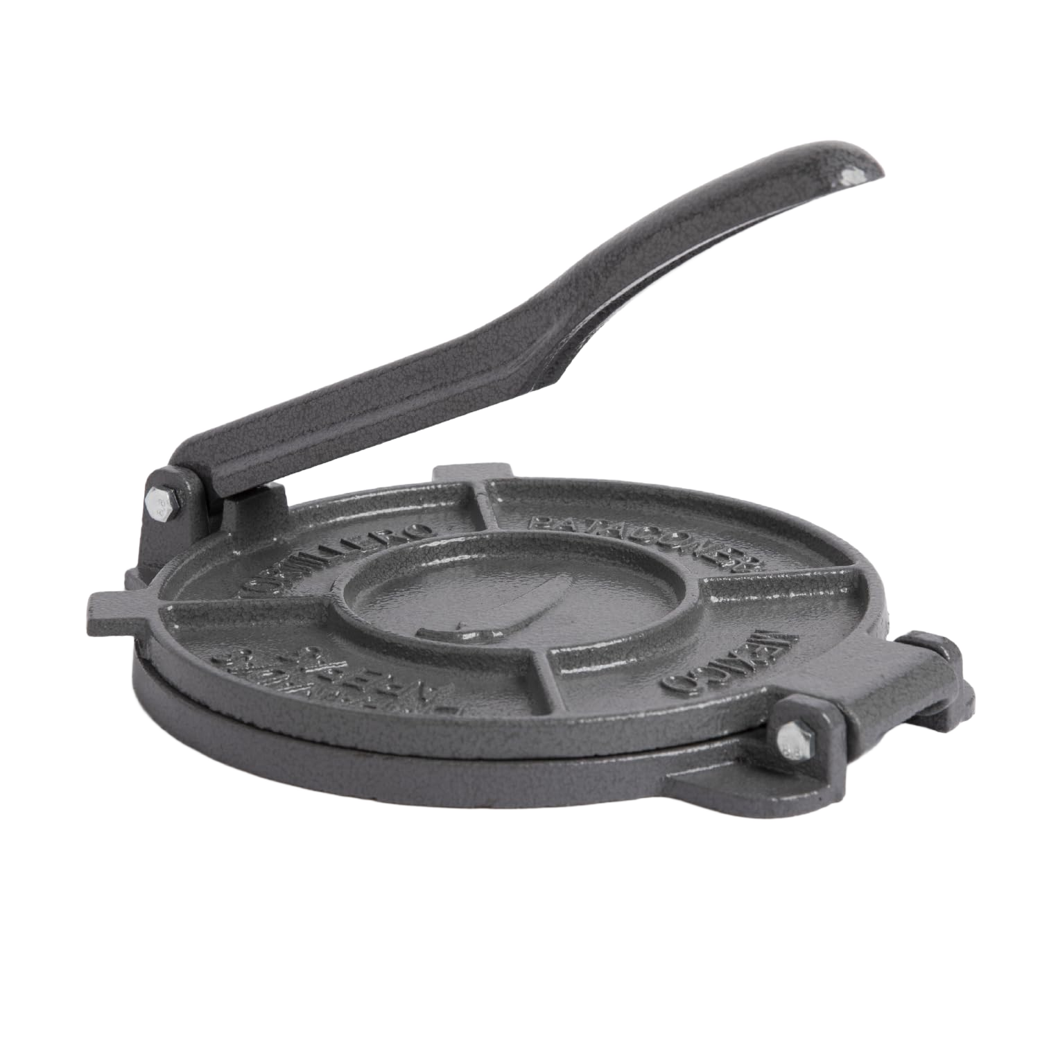 ALPHA LIVING Tortilla Press – 8 Inch Cast Iron Quesadilla Maker – Heavy Duty Empanada Maker Press – Cas